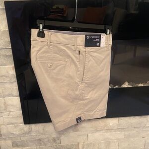 Daniel Cremieux Soho Tapered Fit Shorts - Cream